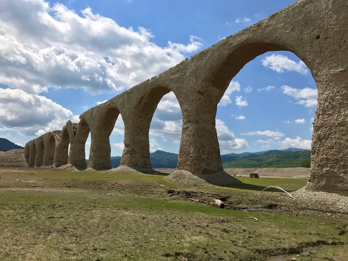 投稿写真：タウシュベツ川橋梁
