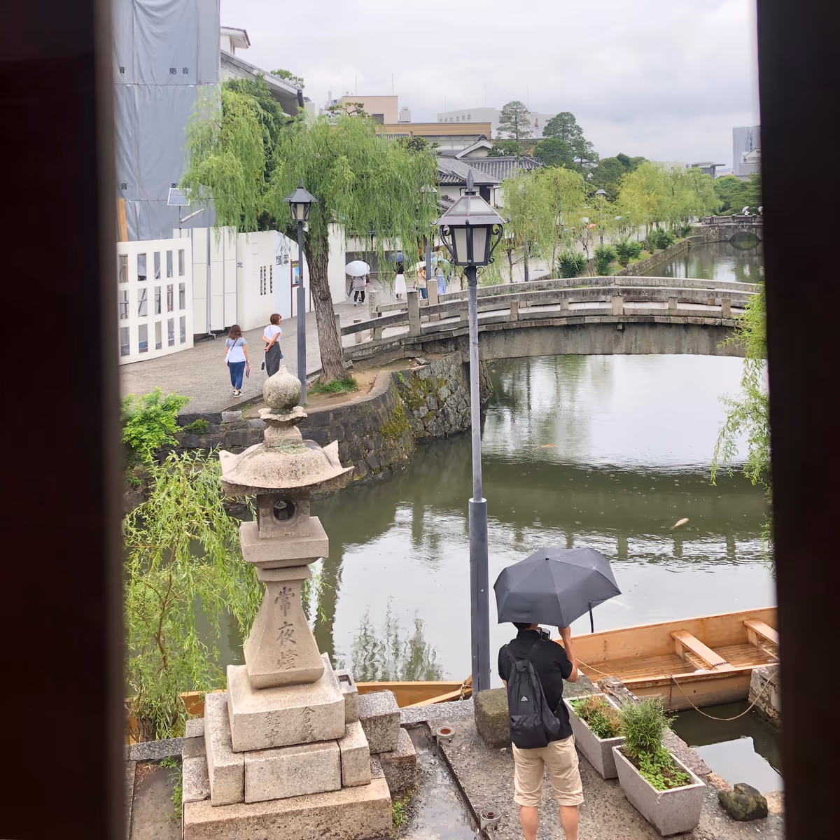 投稿写真：倉敷美観地区のカフェの窓から