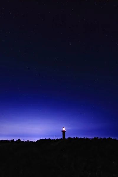 投稿：夜の石狩灯台