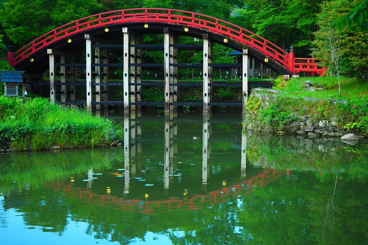 投稿写真：紅の太鼓橋