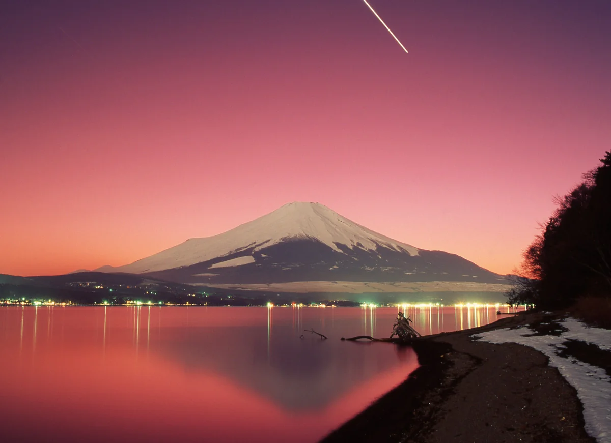 投稿写真：奇跡の残照と富士