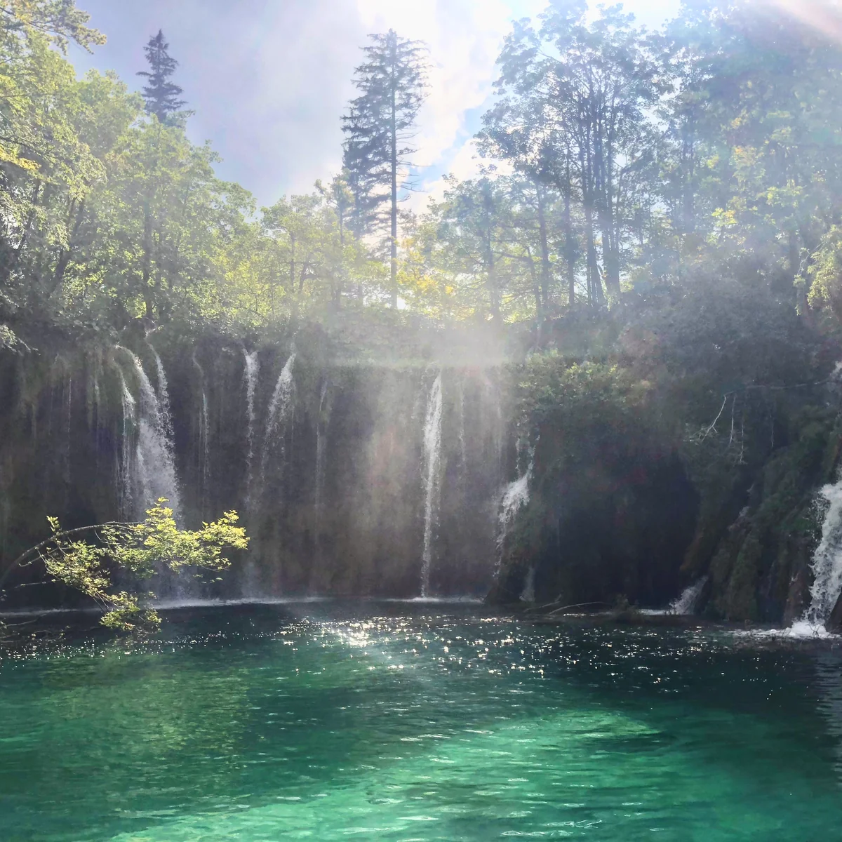 投稿写真：神々しい光の滝