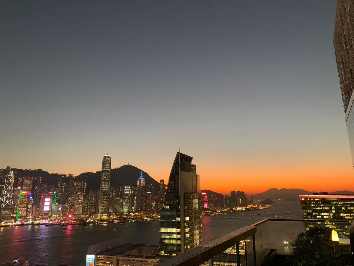 投稿写真：香港の夕暮れ時