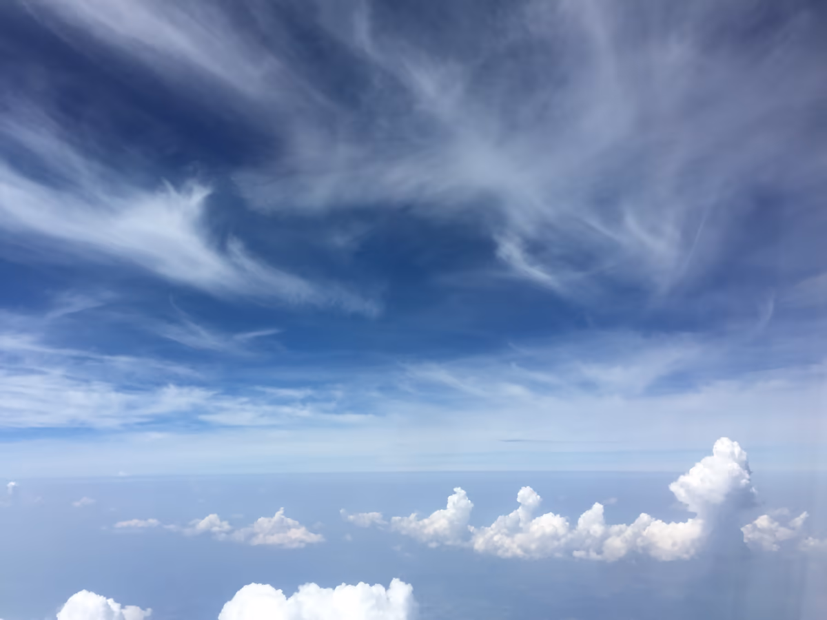 投稿写真：空に雲
