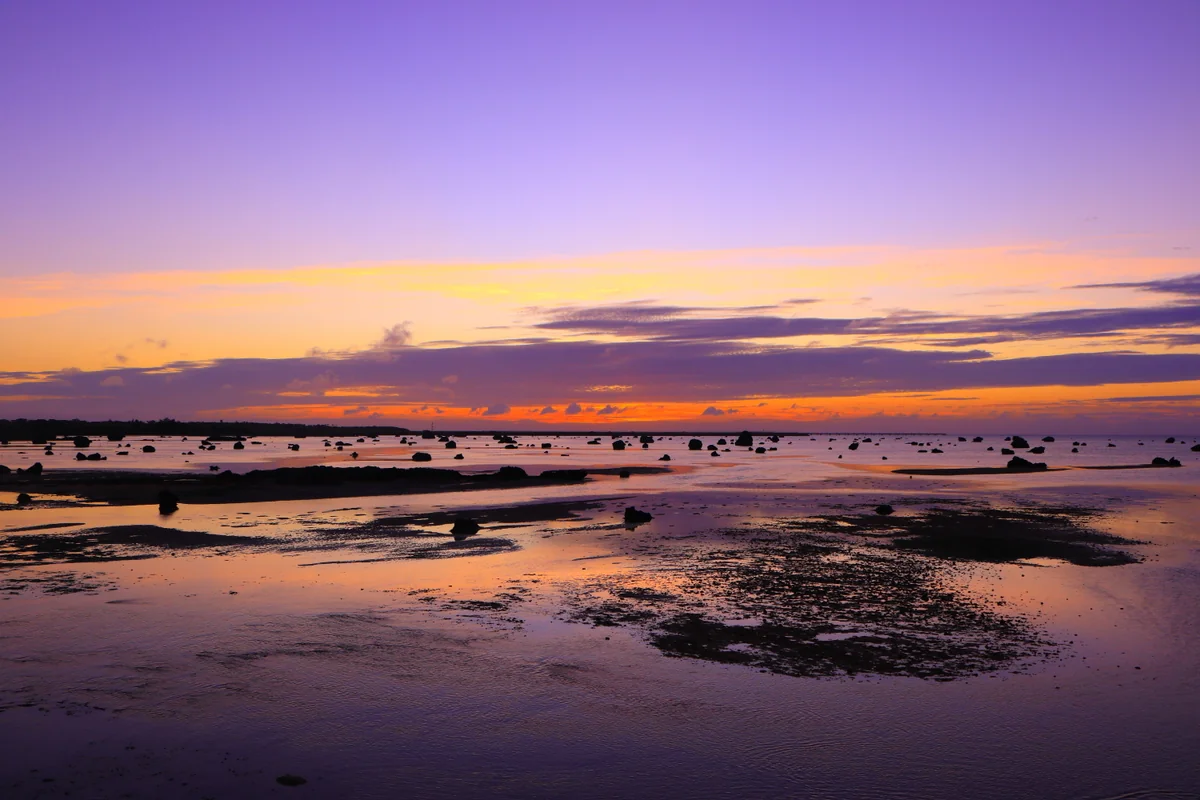 投稿写真：佐和田の浜の夕焼け