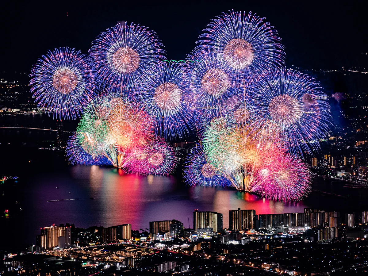 投稿写真：鮮烈！びわ湖大花火２０２４