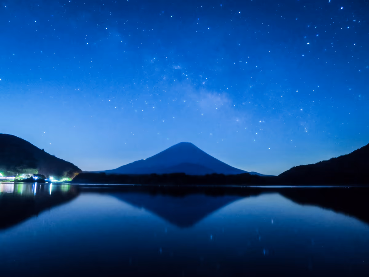 投稿写真：富士山にかかる天の川