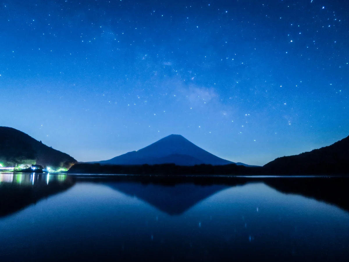 投稿写真：富士山にかかる天の川