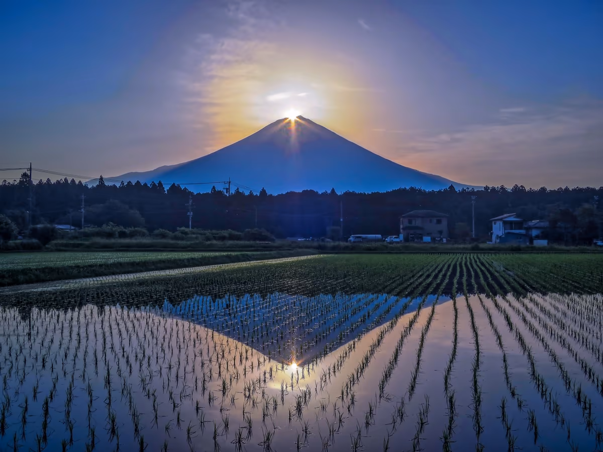 投稿写真：ダブルダイヤモンド富士