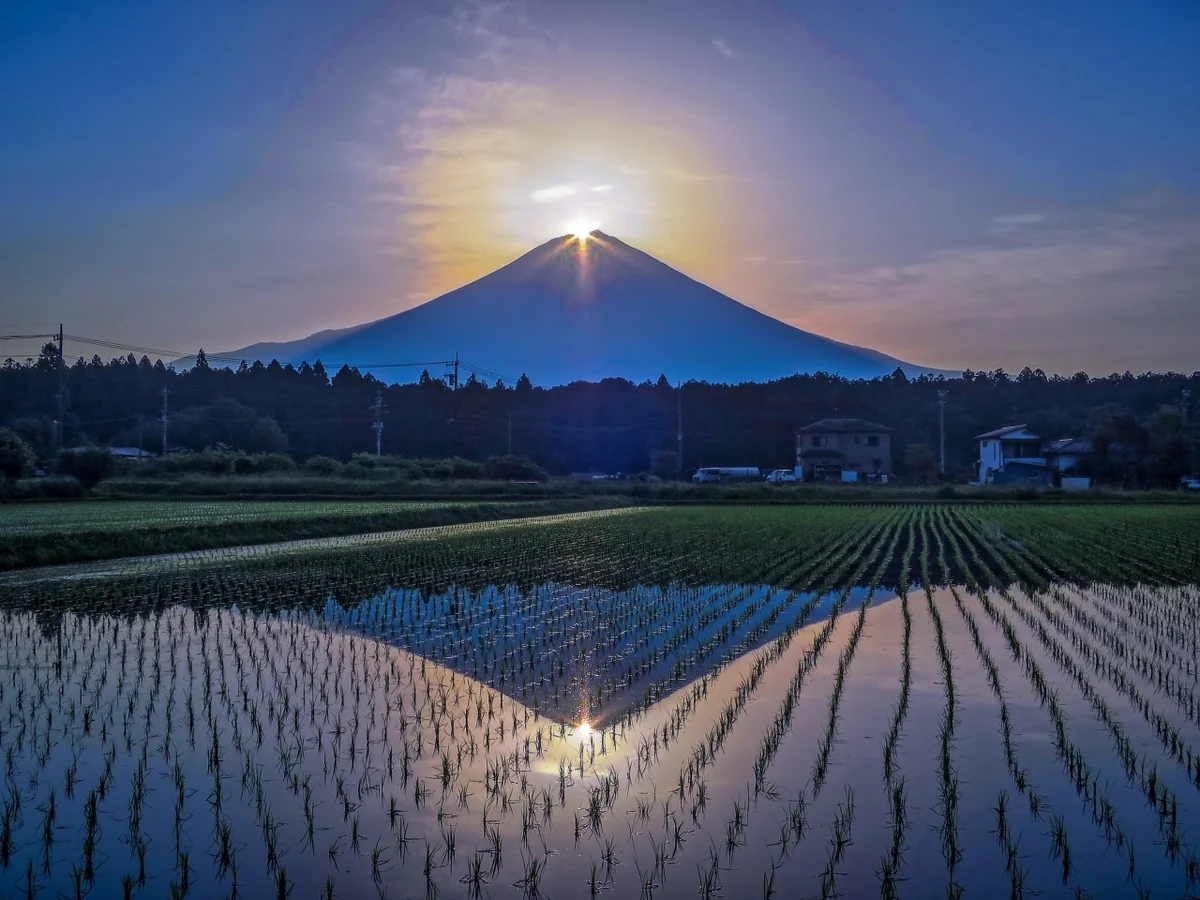 投稿写真：ダブルダイヤモンド富士
