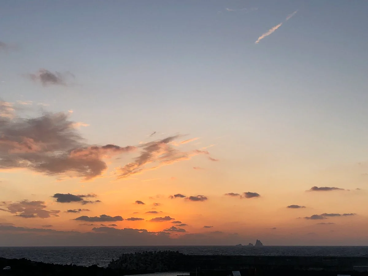 投稿写真：西風が強まる残照