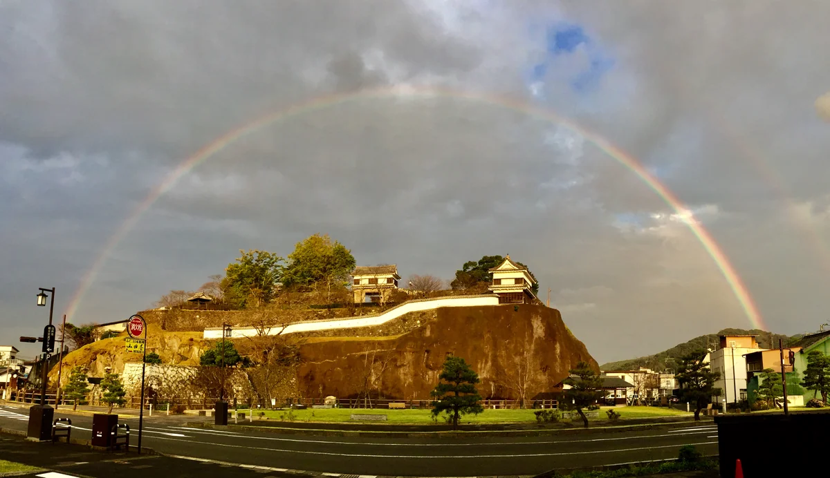 投稿写真：臼杵城跡の虹
