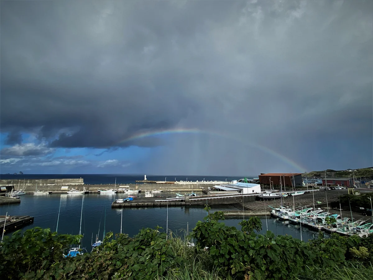 投稿写真：朝の虹