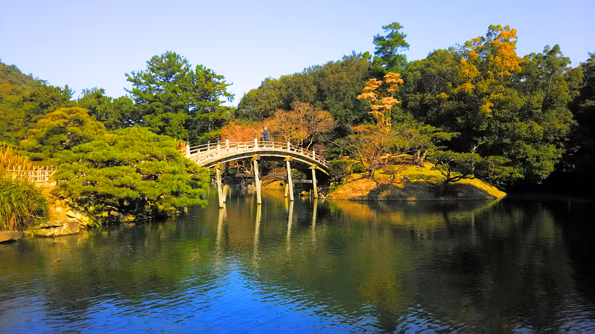 投稿写真：栗林公園の紅葉、高松