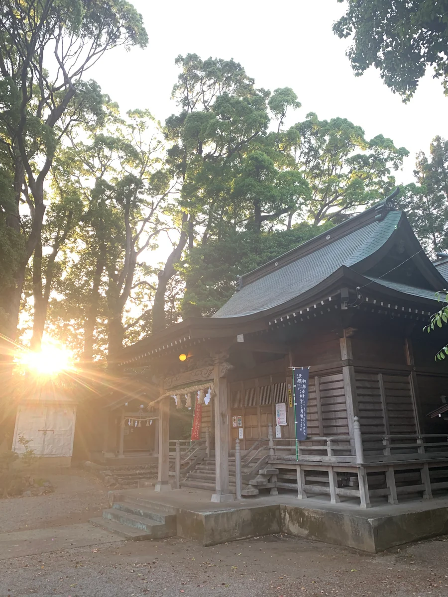投稿写真：夕方の神社
