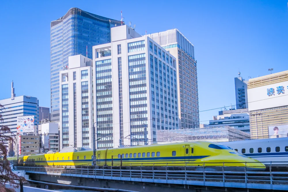 投稿写真：都心のドクターイエロー