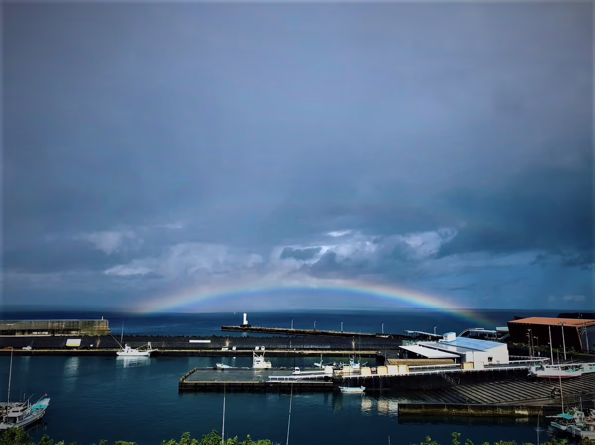 投稿写真：朝の虹