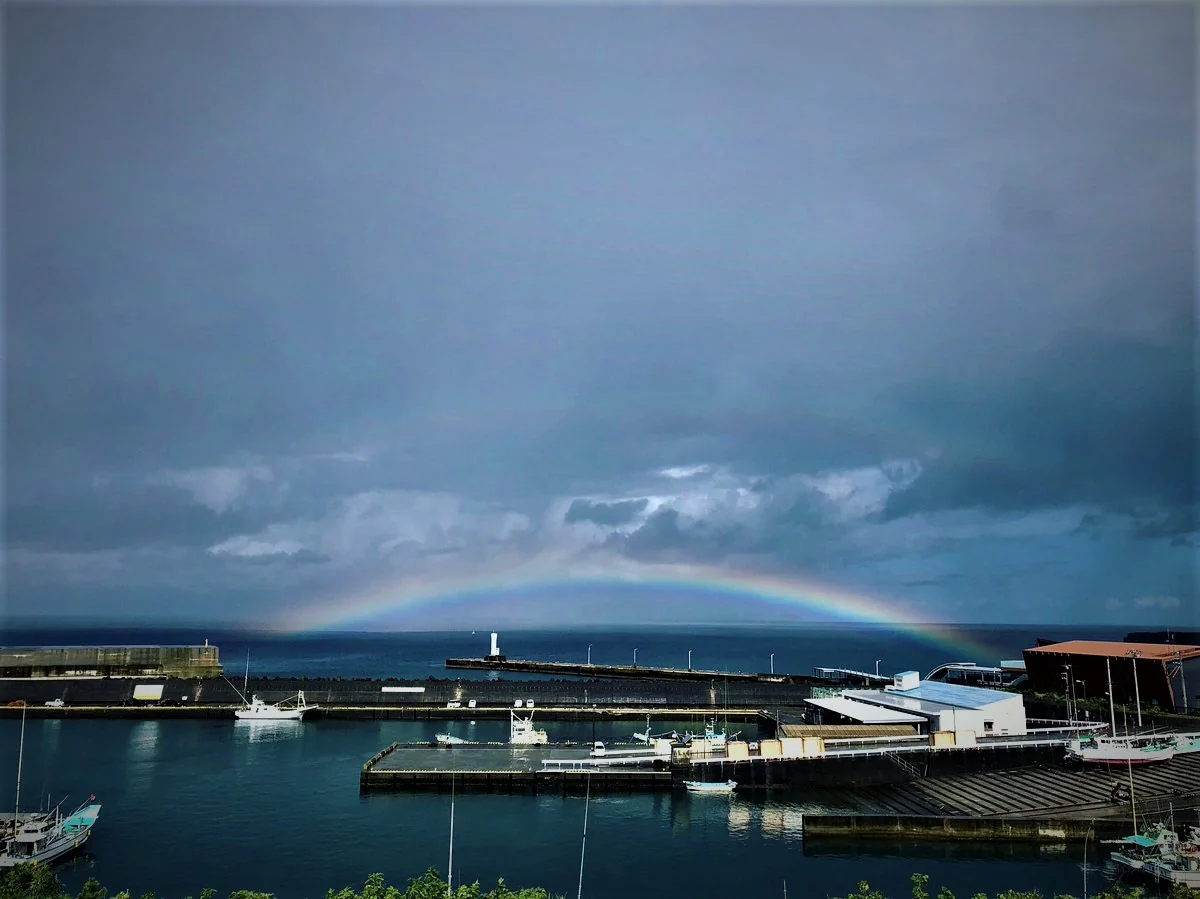 投稿写真：朝の虹