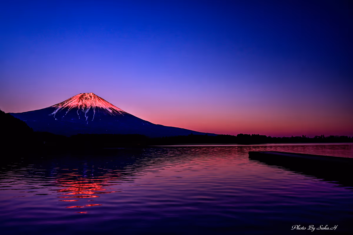 投稿写真：紅富士の輝き