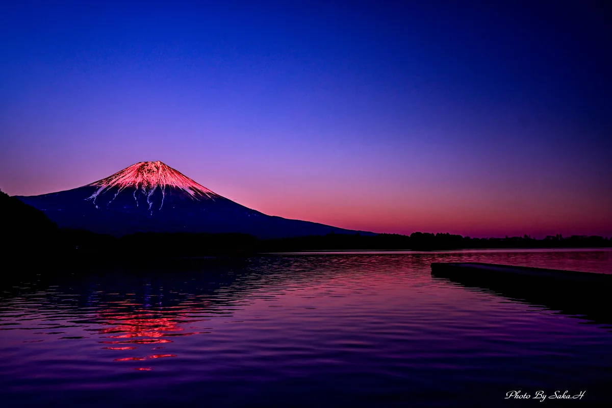 投稿写真：紅富士の輝き