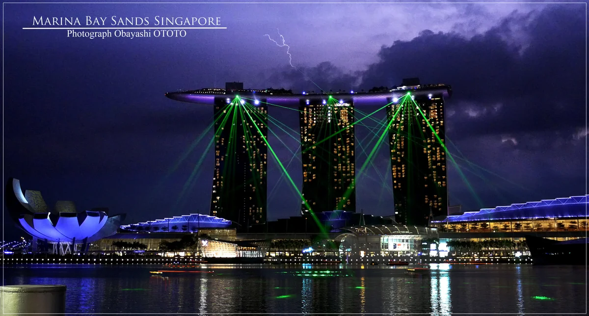 投稿写真：マリーナベイサンズの奇跡の瞬間（シンガポール）