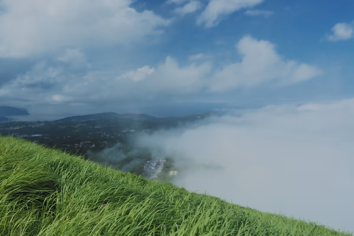投稿写真：伊豆大室山　雨があがる