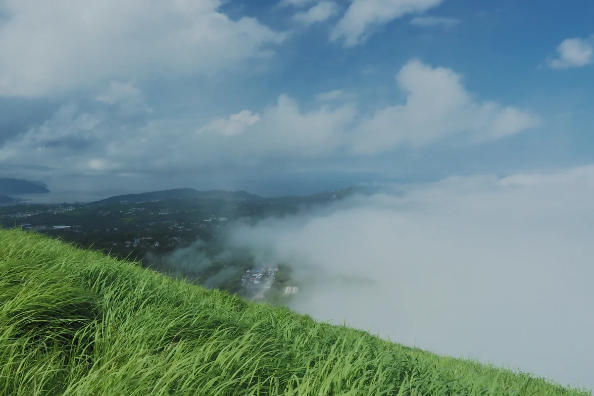 投稿写真：伊豆大室山　雨があがる