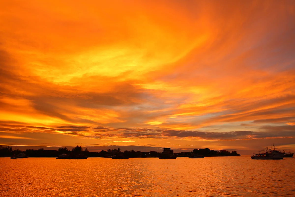 投稿写真：コタキナバルの夕焼け