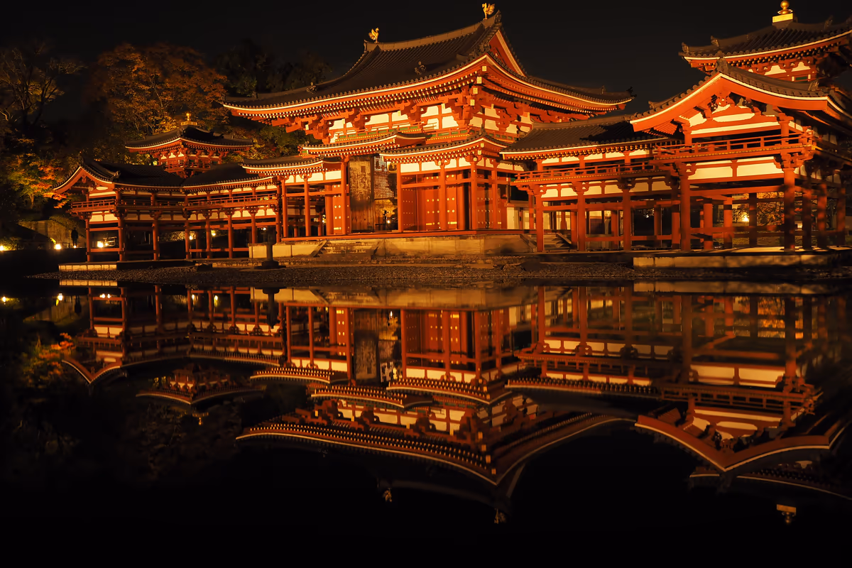 投稿写真：平等院鳳凰堂　闇夜