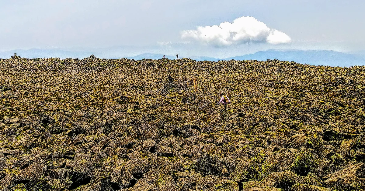 投稿写真：これは、ある山の頂上である。