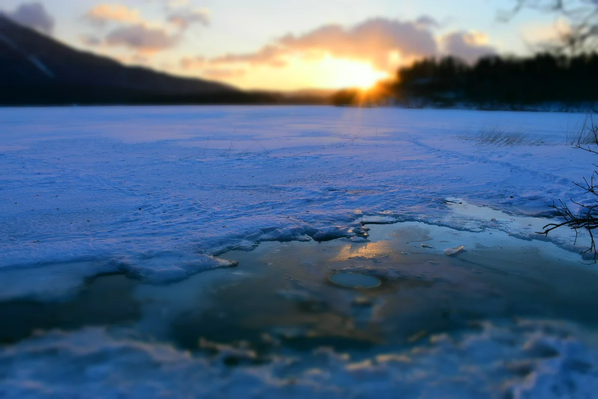 投稿写真：阿寒湖の夜明け