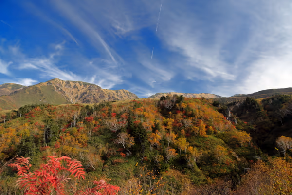 投稿：晩秋の大日連山