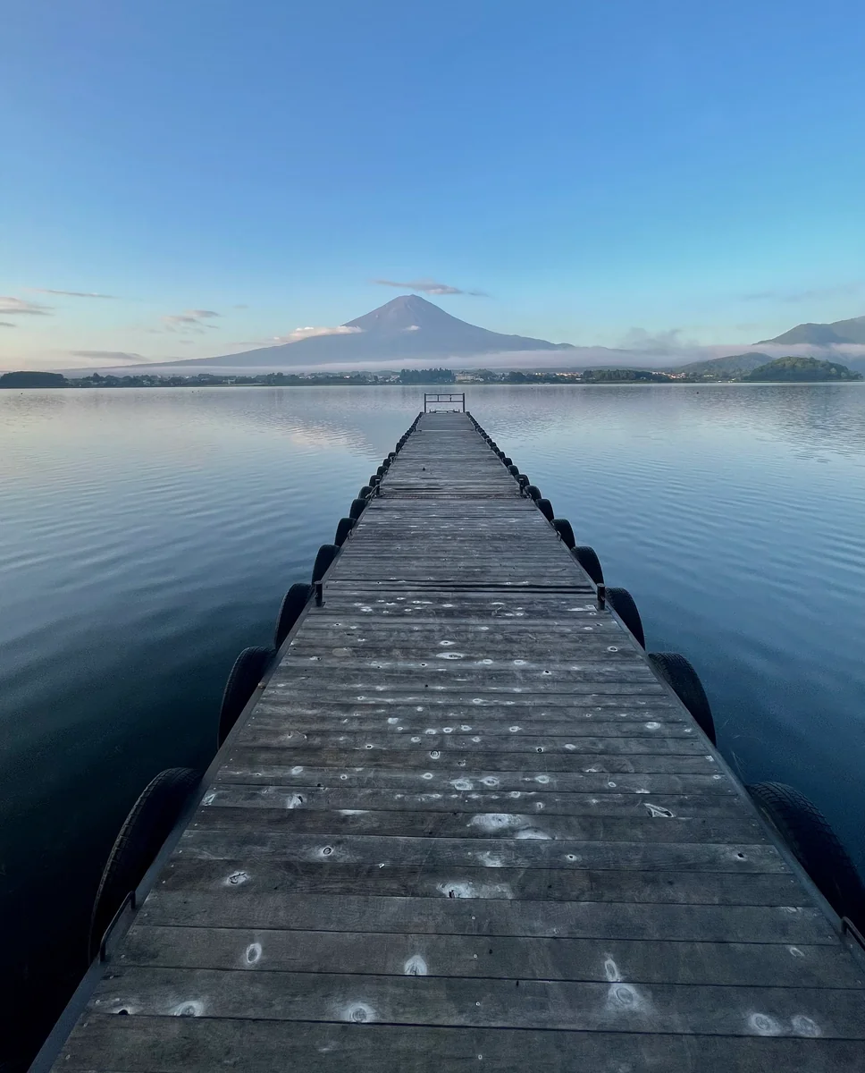 投稿写真：河口湖からの富士山
