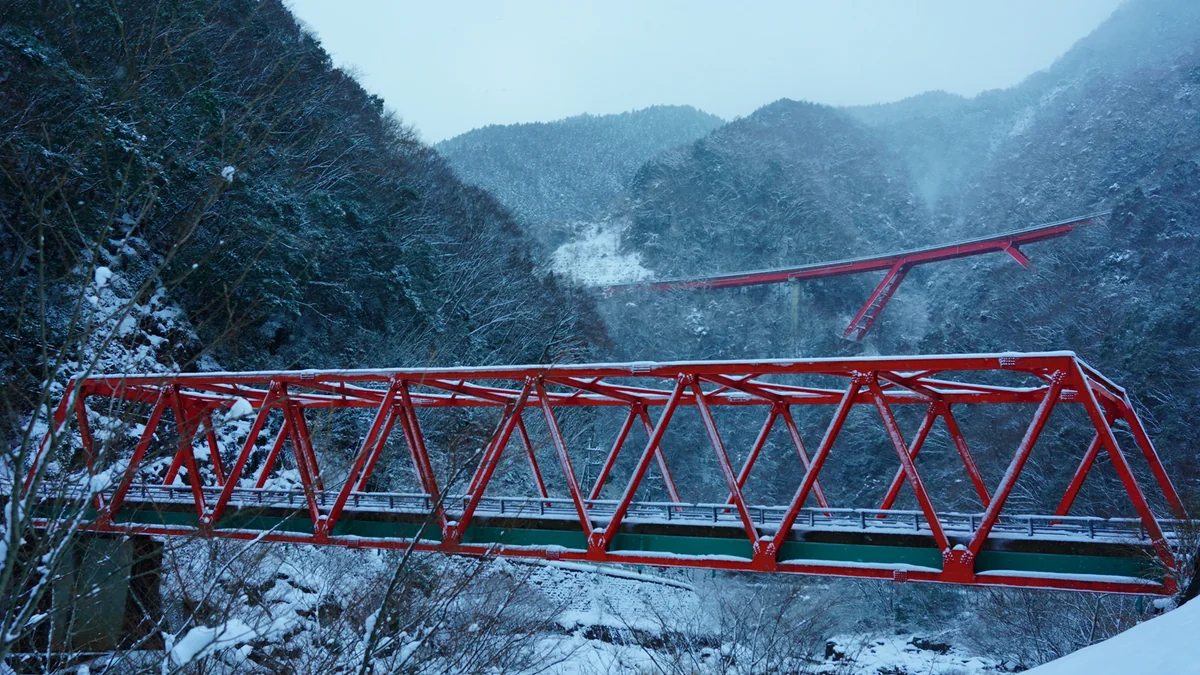 投稿写真：温井ダム下駐車場