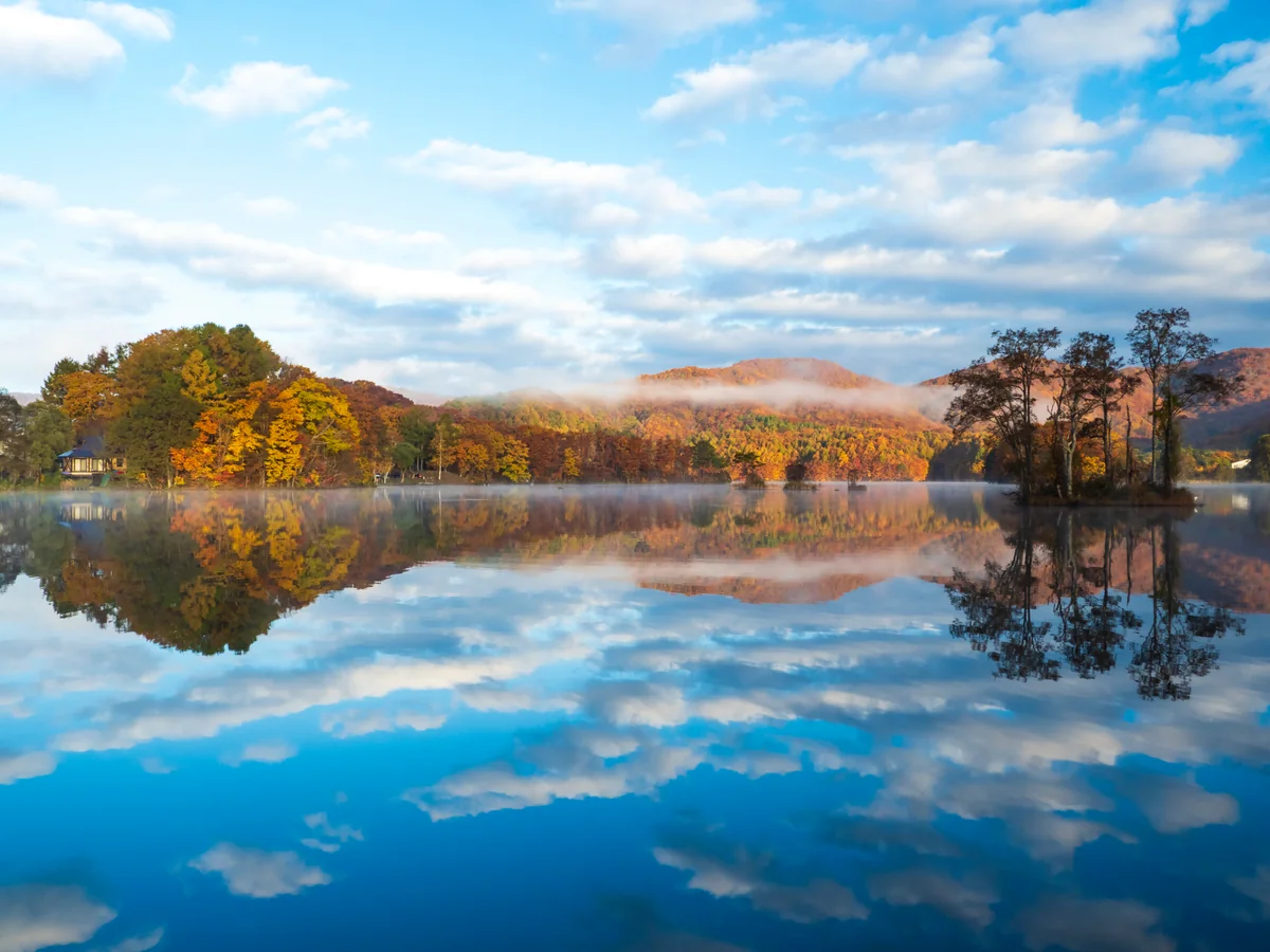 投稿写真：曽原湖リフレクション