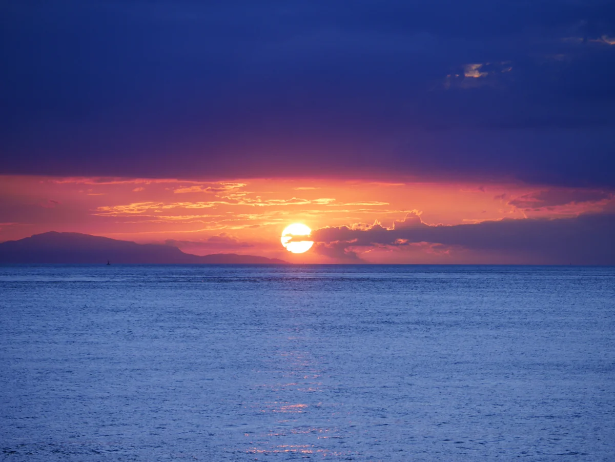 投稿写真：150舞子公園から見た夕陽（兵庫）