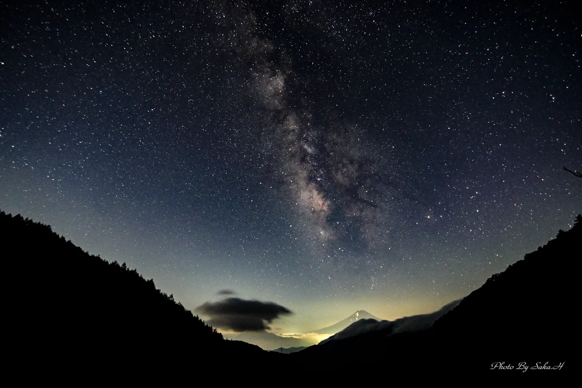 投稿写真：吊るし雲と天の川