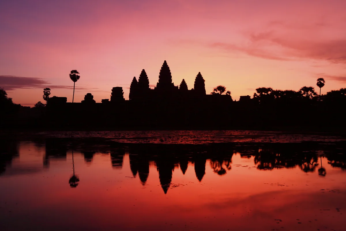 投稿写真：アンコールワットの朝焼け
