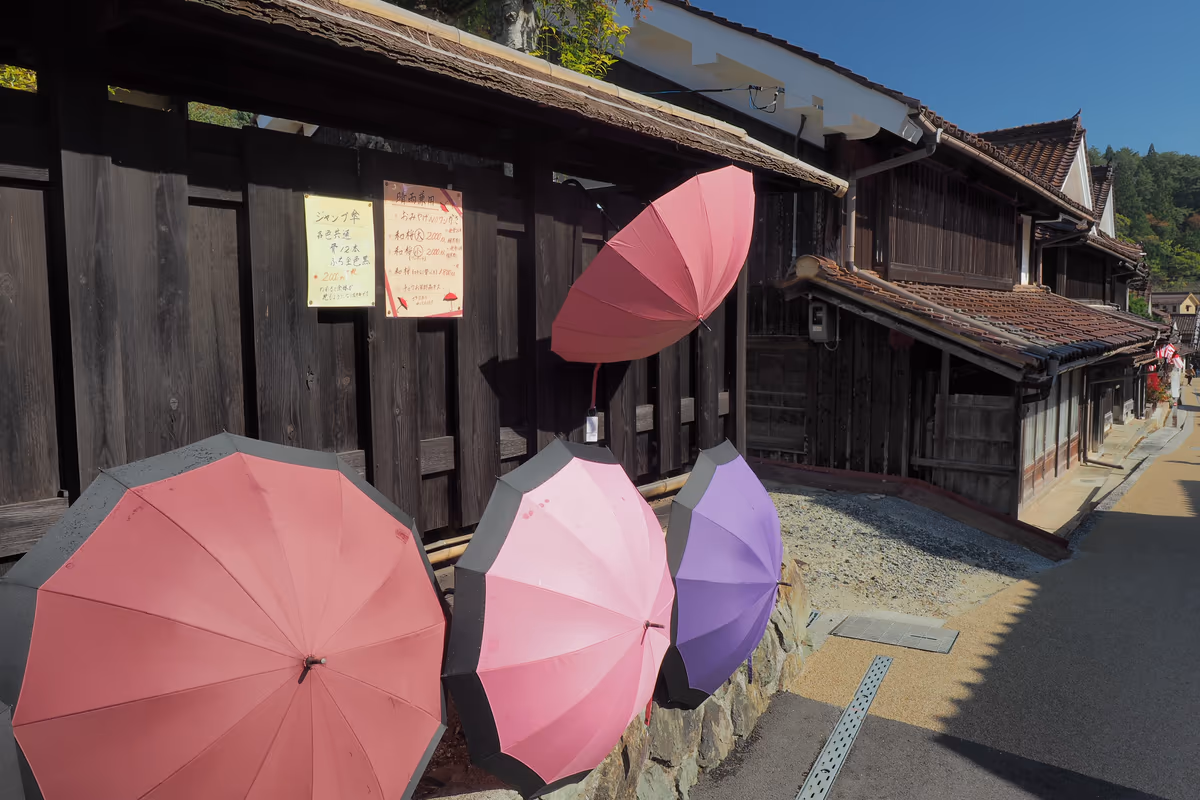 投稿写真：吹屋　カラフルな傘