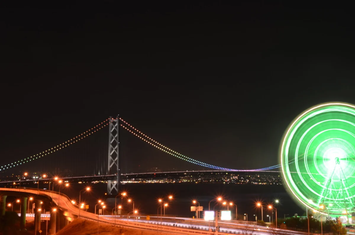 投稿写真：明石海峡夜景