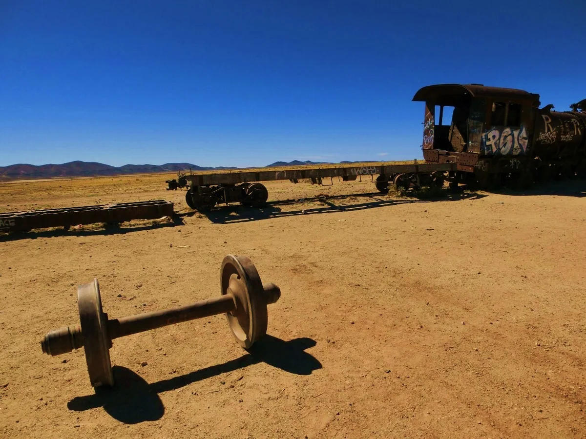 投稿写真：列車の墓場