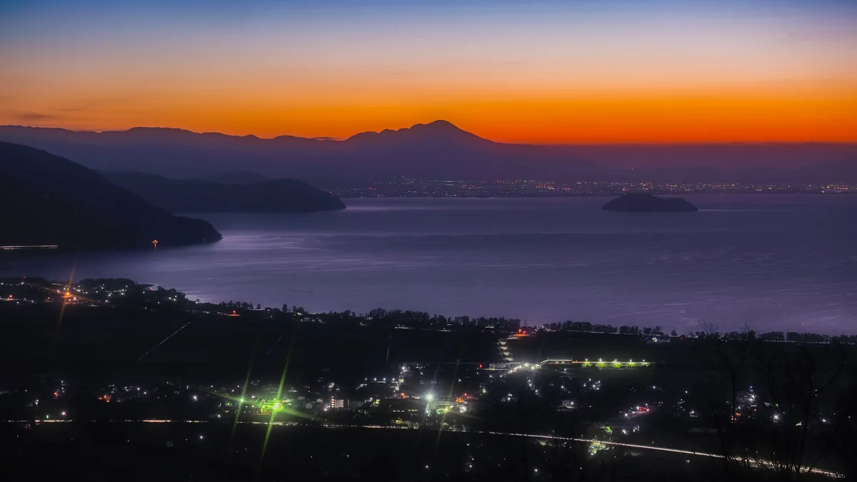 投稿写真：初冬奥琵琶湖の夜景
