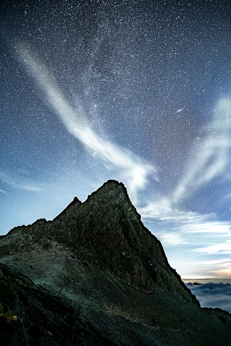 投稿写真：槍と星と