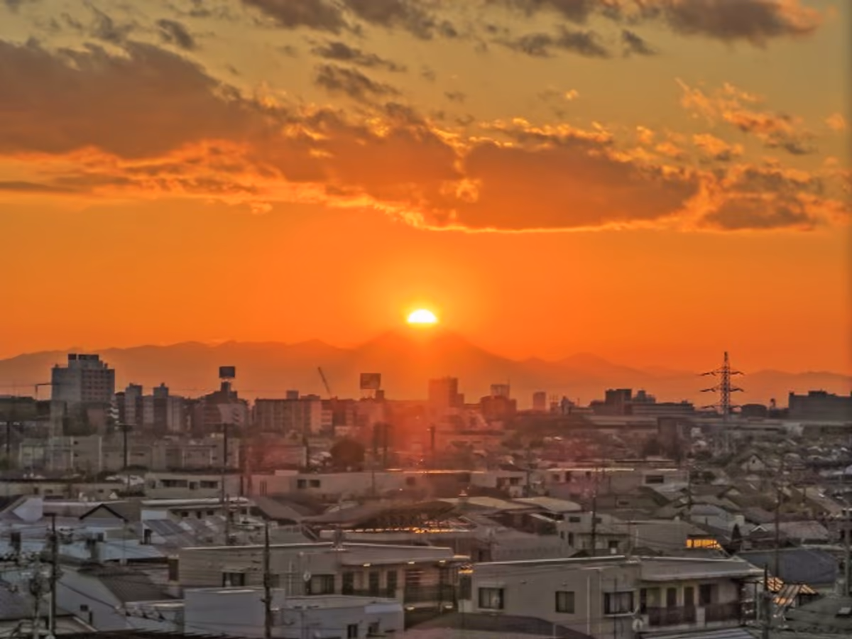 投稿写真：ダイヤモンド富士