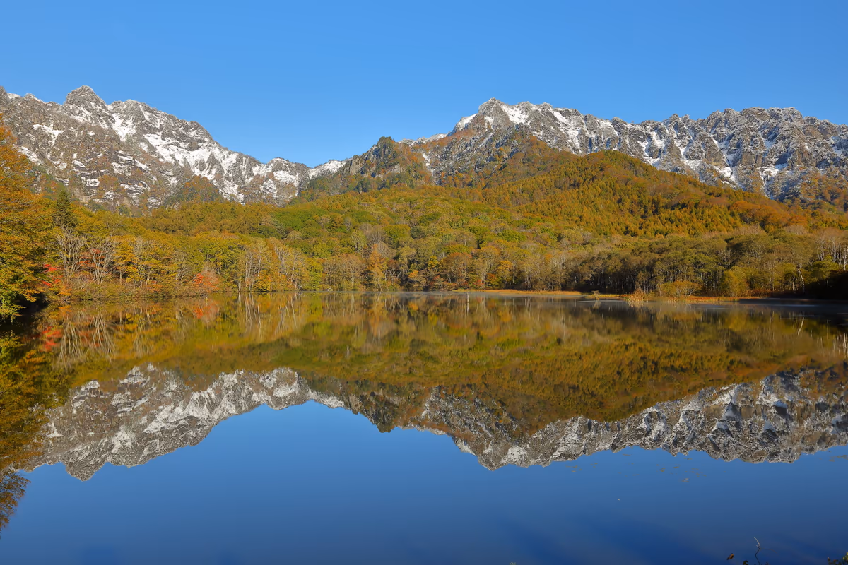 投稿写真：鏡池の戸隠山と西岳