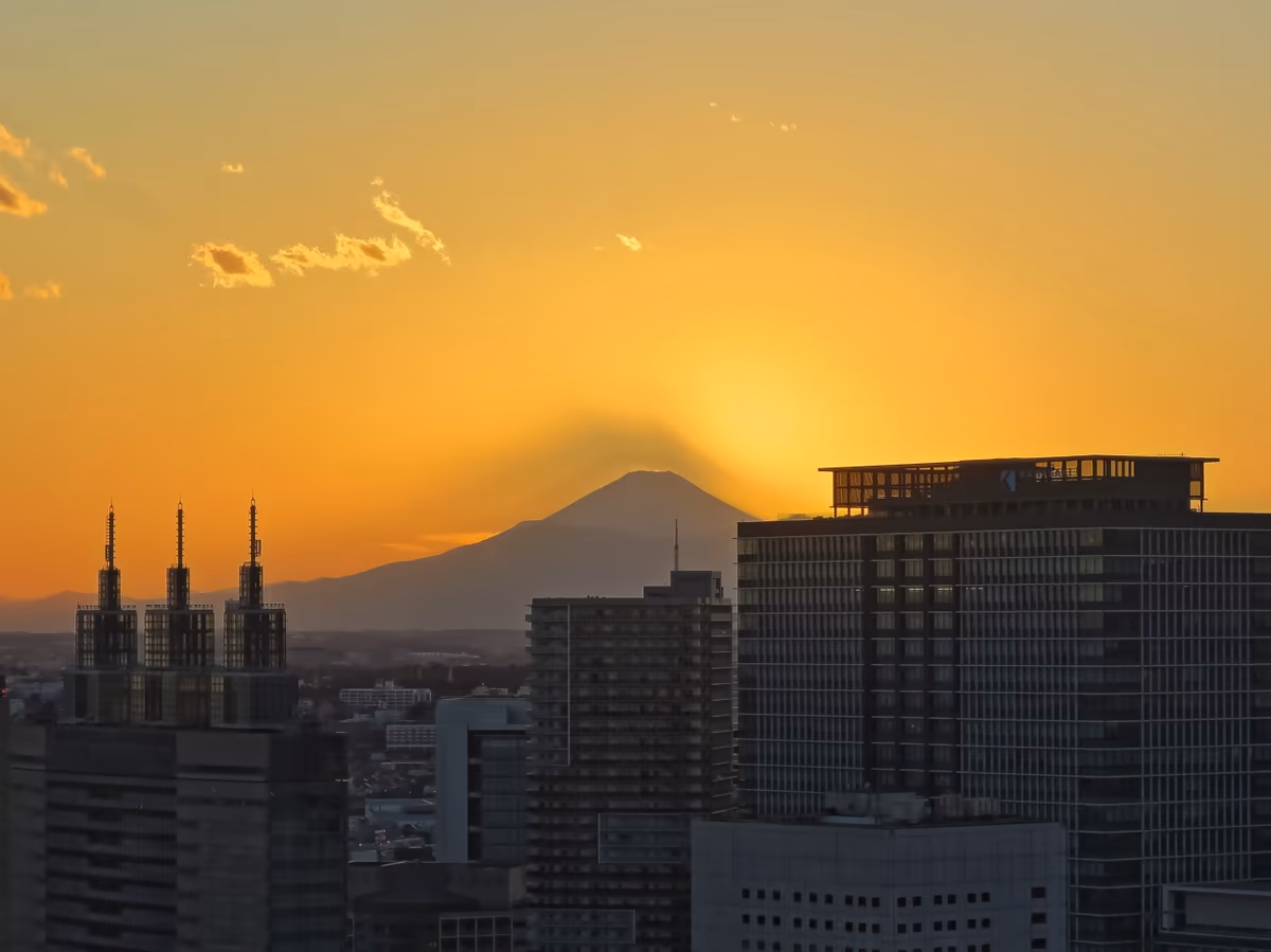 投稿写真：影富士&夕富士