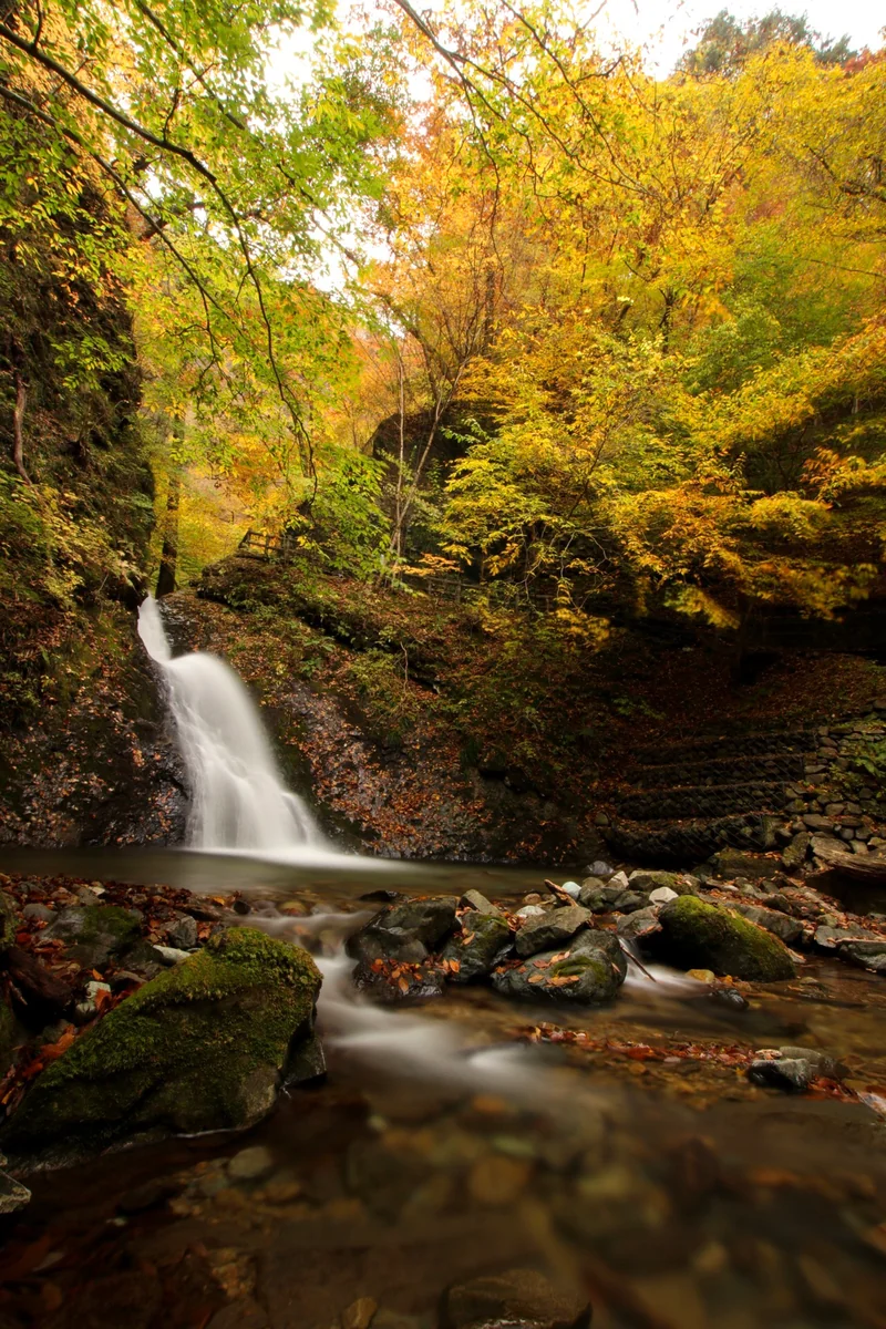 投稿写真：風挙の滝と紅葉