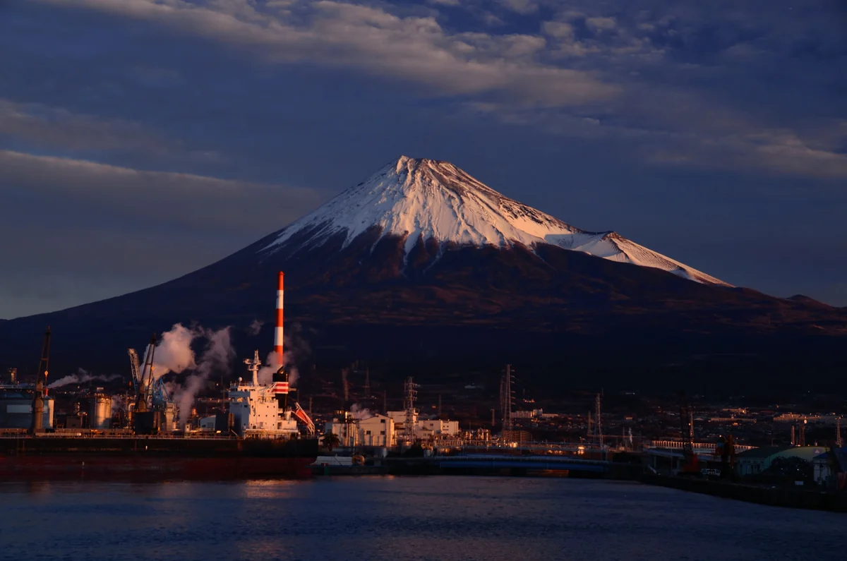 投稿写真：田子の浦より富士山