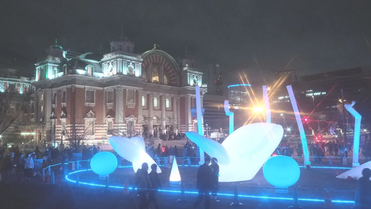 投稿写真：中之島中央公会堂　イルミネーション