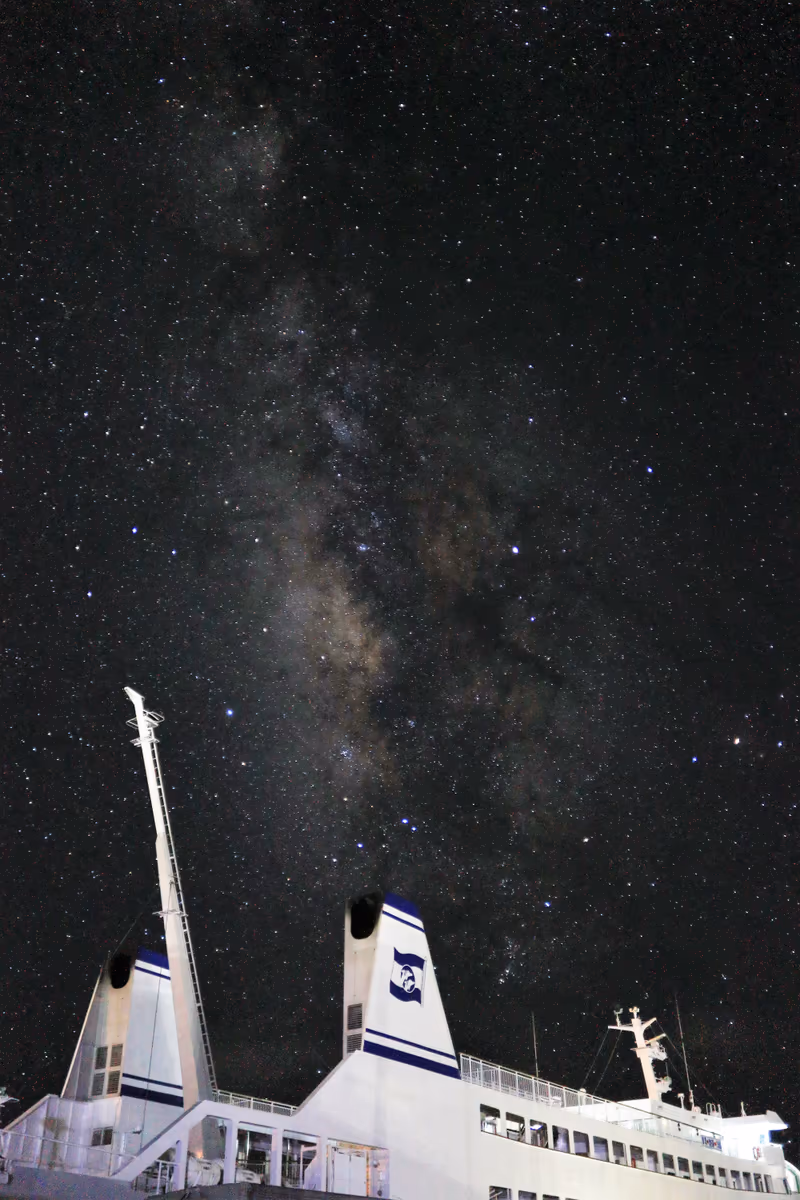 投稿写真：星空の航海